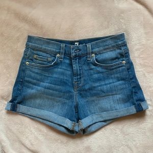 7 For All Mankind Jean Shorts